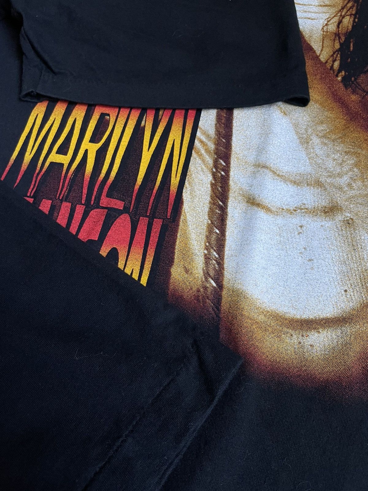 Band Tees Rare Vintage 90s Marilyn Manson Single Stitch Tee Rock Metal Size US XL / EU 56 / 4 - 8 Thumbnail