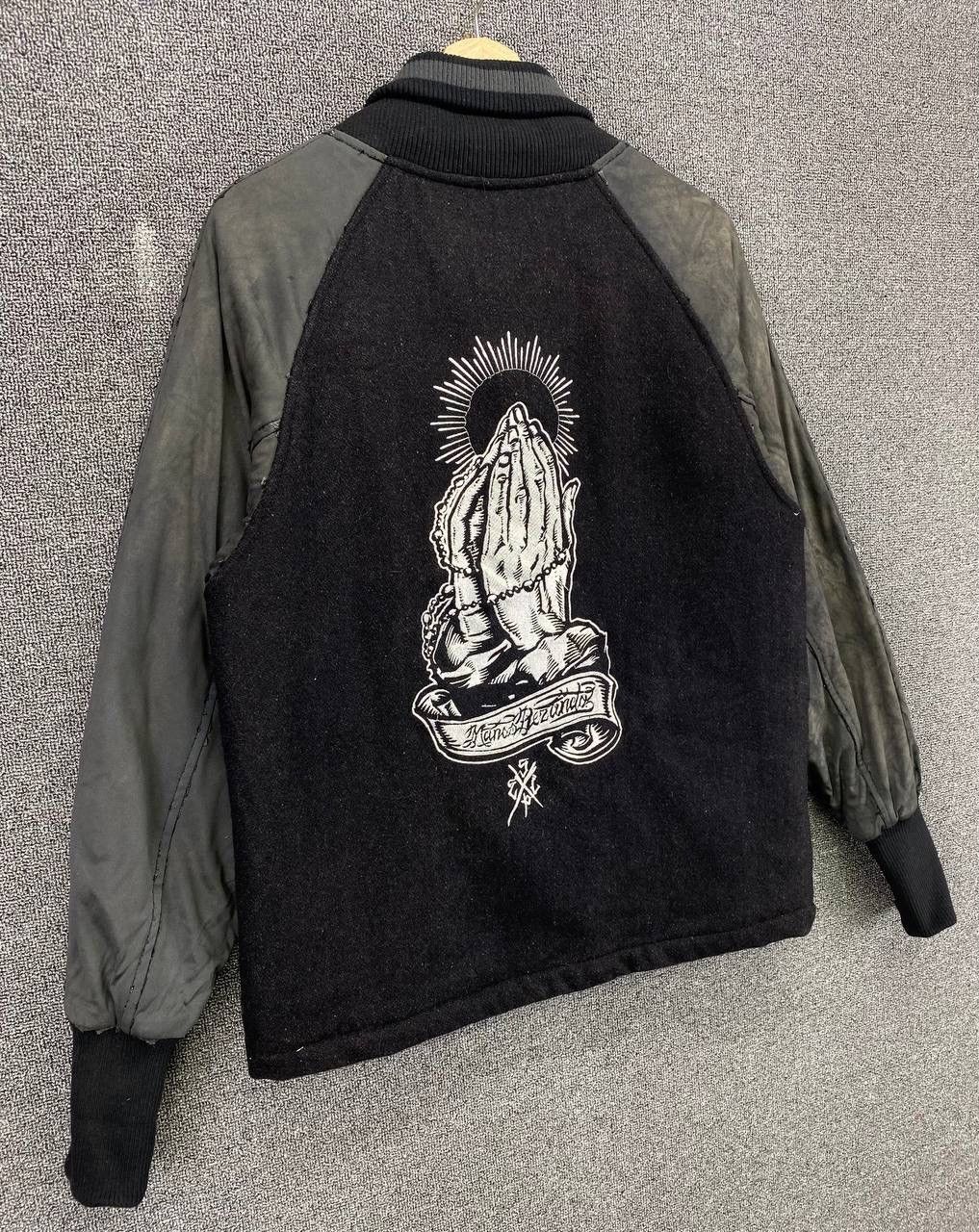 Japanese Brand Vintage Eyecandy Paisley Inspired Wacko Maria Varsity Jacket Size US L / EU 52-54 / 3 - 2 Thumbnail
