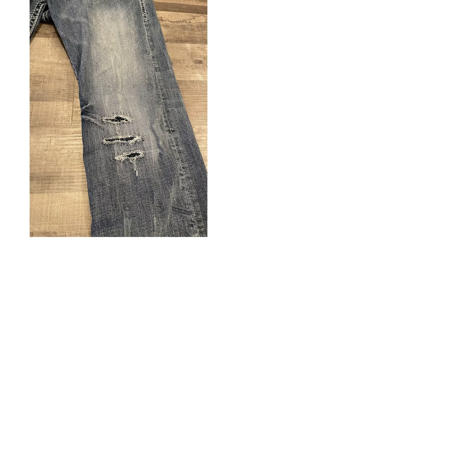 Vintage Rock Revival Mens Jeans 38 Fit - Blue Denim Size US 38 / EU 54 - 9 Thumbnail