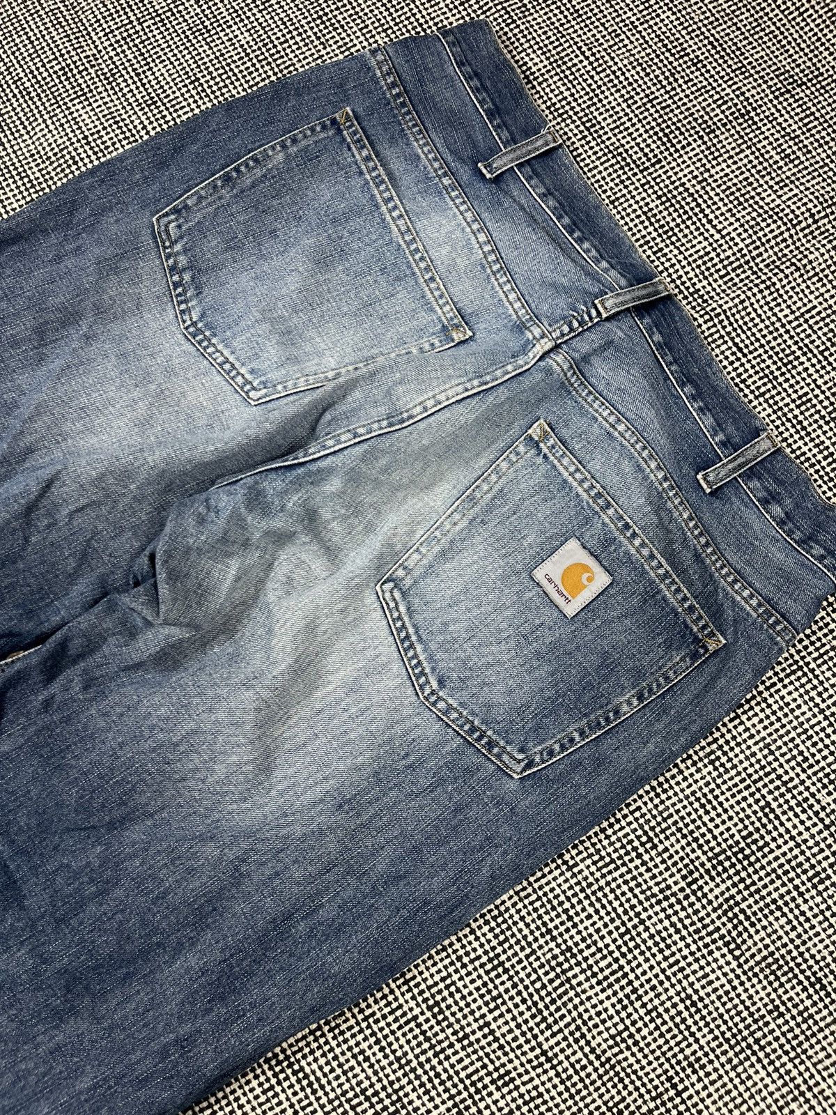 Carhartt × Vintage vintage y2k carhartt staff pant loose fit patch logo jeans Size US 36 / EU 52 - 3 Thumbnail