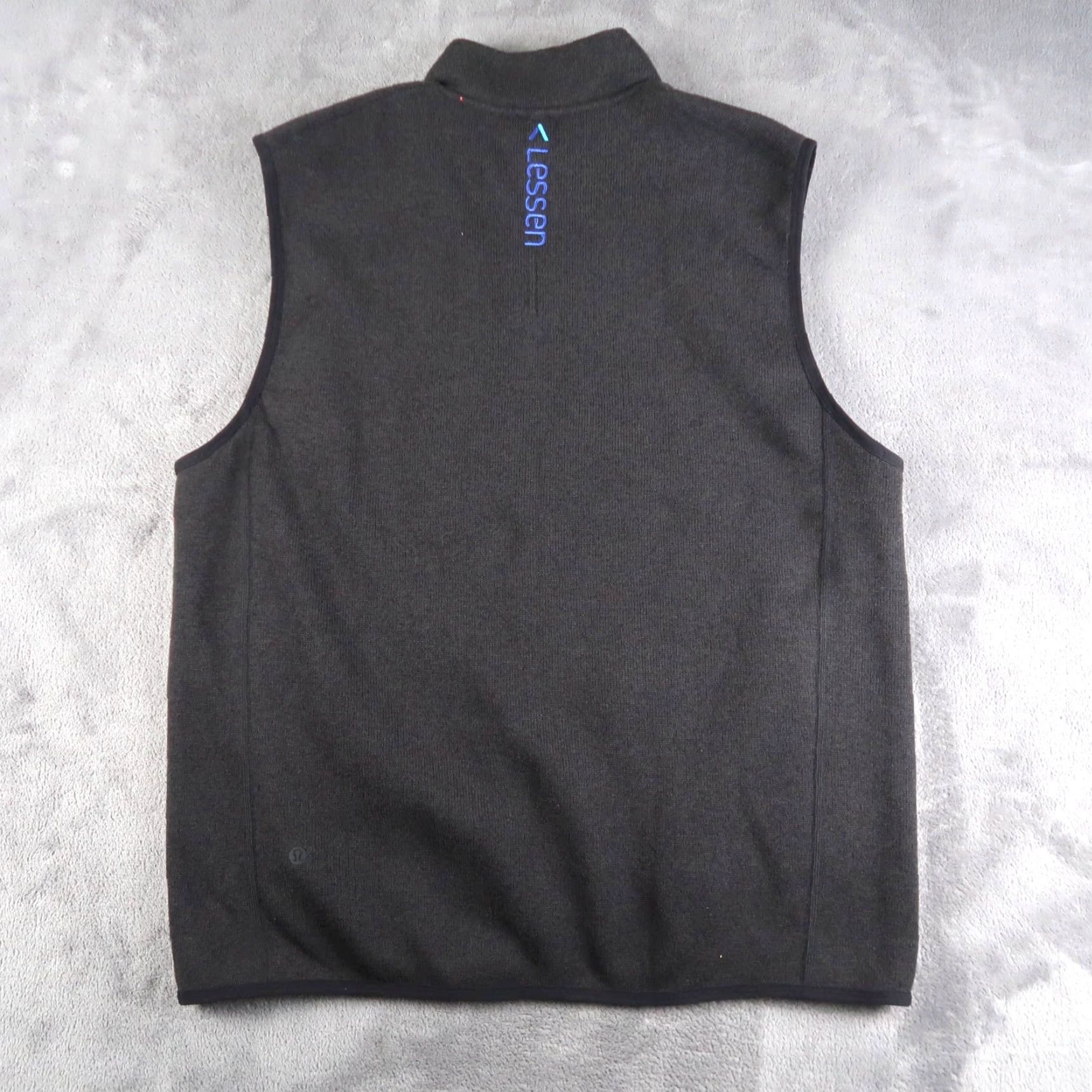 Lululemon Lululemon Sojourn Knit Vest Sweater Mens L Full Zip Black Size US L / EU 52-54 / 3 - 2 Thumbnail