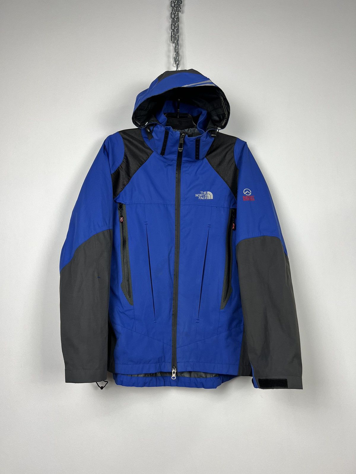 image of The North Face Vintage Gore-Tex Jacket Gorpcore Size M-L in Blue, Men's