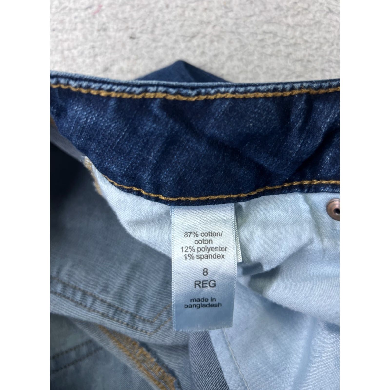 Vintage Maurices Jeans Women 8 Blue Denim Bootcut High Rise 27x30 Regular Stretch Cotton 5-Pocket Zipper Distressed Size 30" / US 8 / IT 44 - 7 Thumbnail