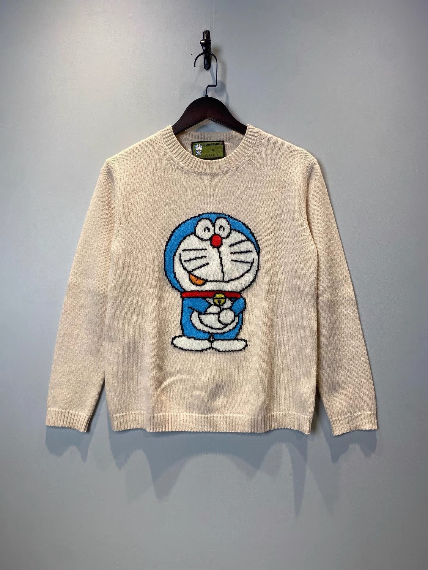 Gucci Gucci x Doraemon White Crew Neck Knit Sweater K36 Size US XS / EU 42 / 0 - 1 Thumbnail