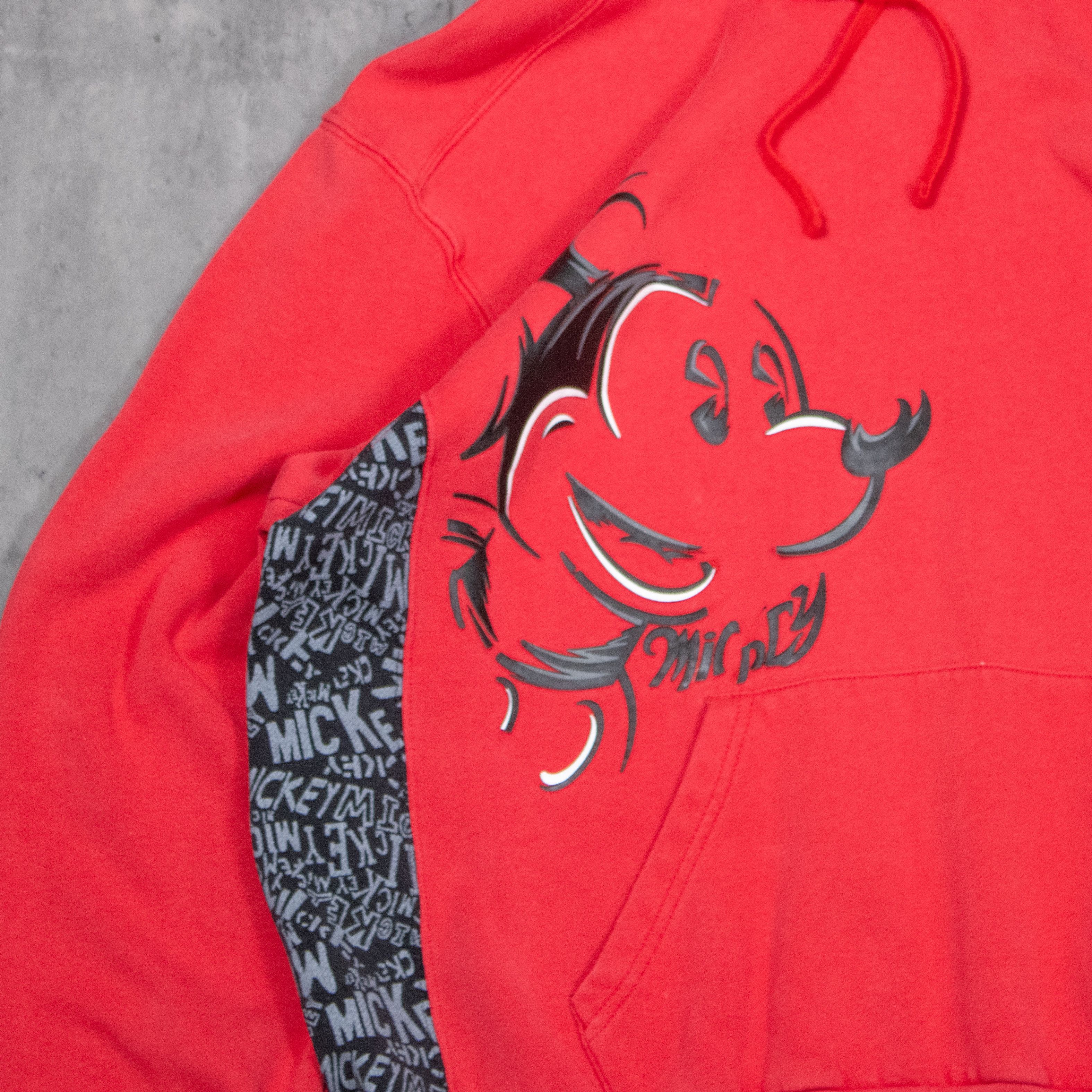 Disney Y2K 00's Disney Mickey Mouse AOP Print Red Baggy Hoodie Size US L / EU 52-54 / 3 - 5 Thumbnail