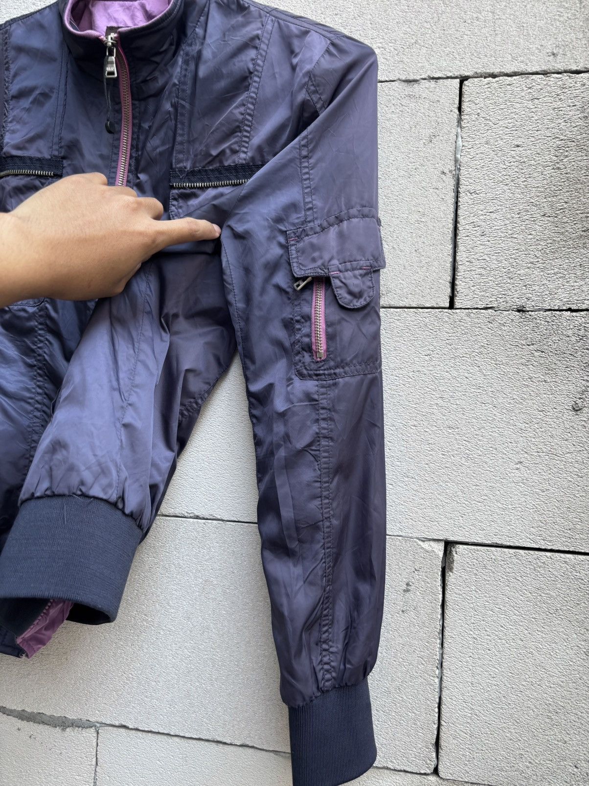 If Six Was Nine UGIZ Faded Windbreaker Zip Jacket Size US S / EU 44-46 / 1 - 5 Thumbnail