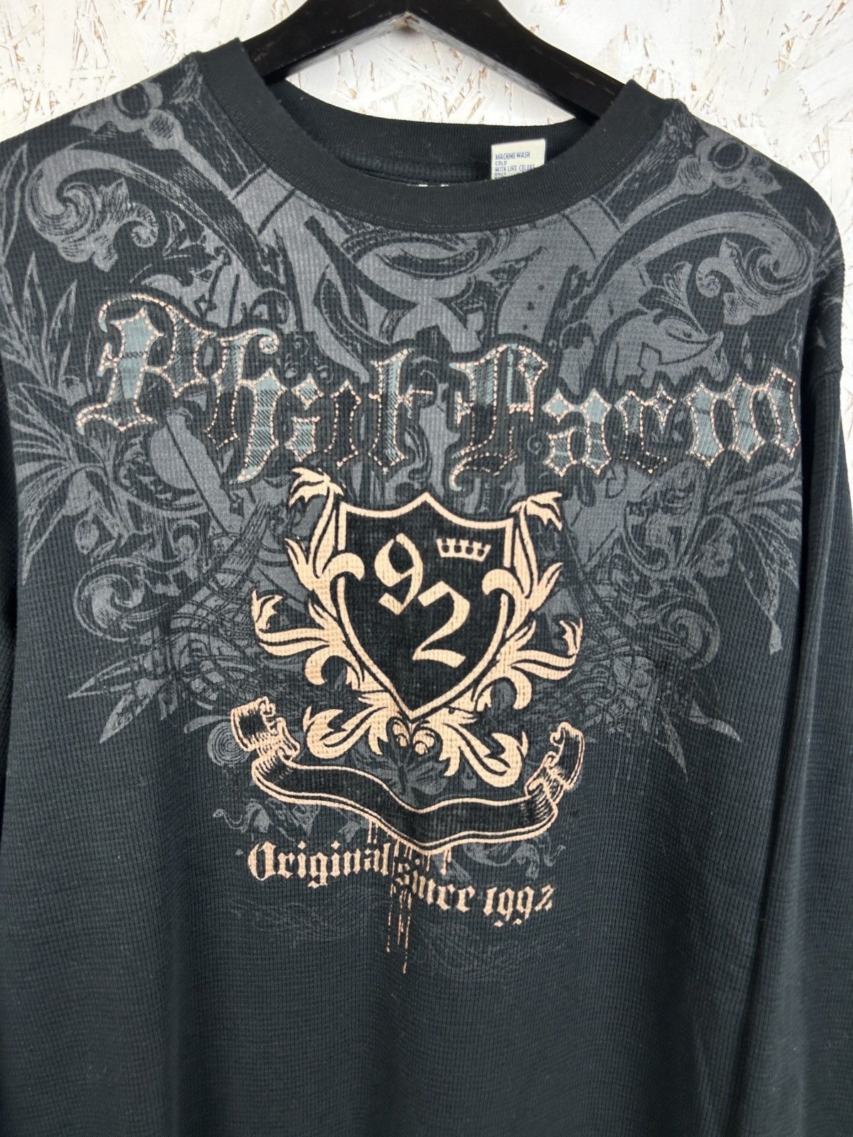 Phat Farm 00s Phat Farm Affliction Style Thermal Y2K Long Sleeve Size US L / EU 52-54 / 3 - 2 Thumbnail