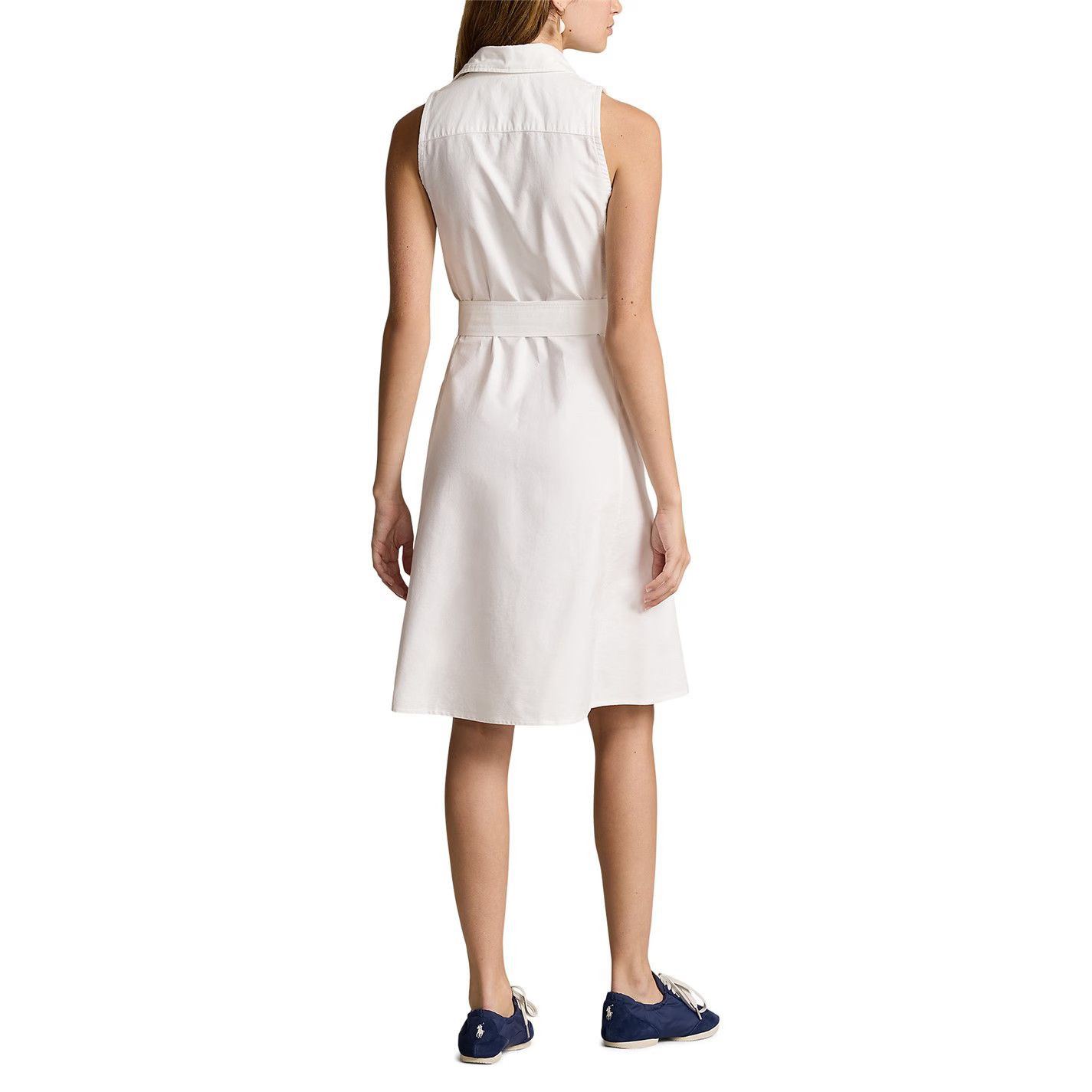Polo Ralph Lauren o1g2r1mq0825 Cotton Polo Pony Mini Dress in White Size L / US 10 / IT 46 - 3 Thumbnail