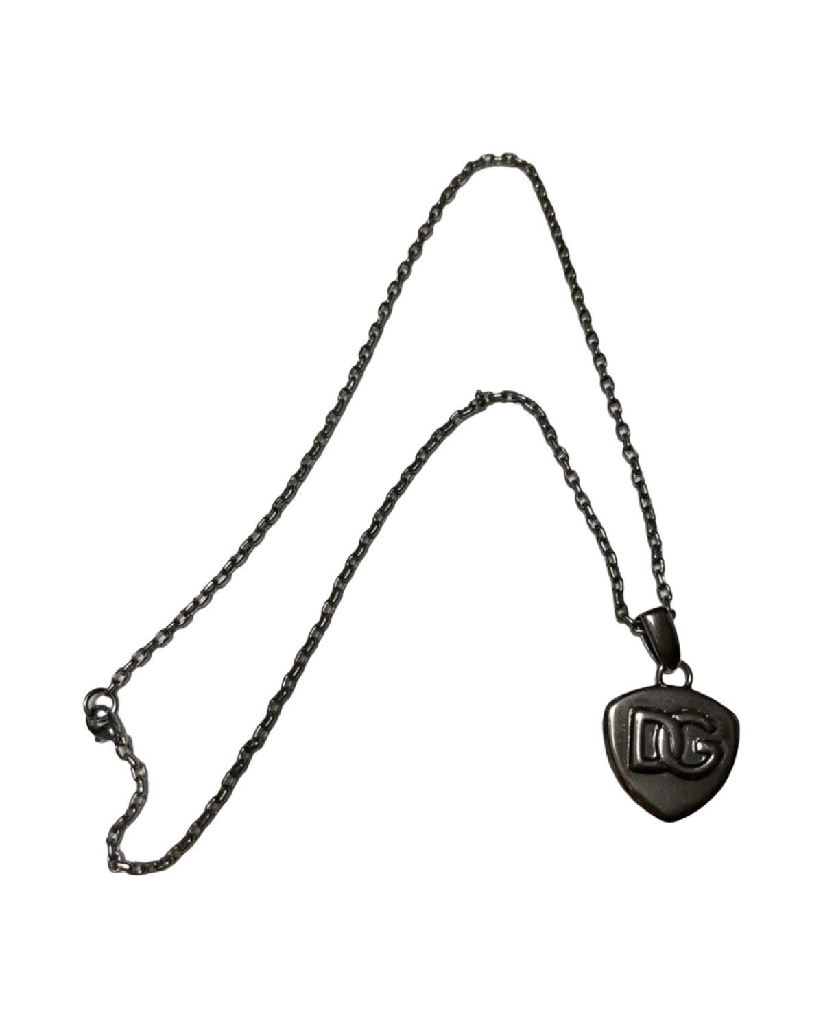 Dolce & Gabbana Sliver Shield Pendant Necklace Size ONE SIZE - 1 Thumbnail
