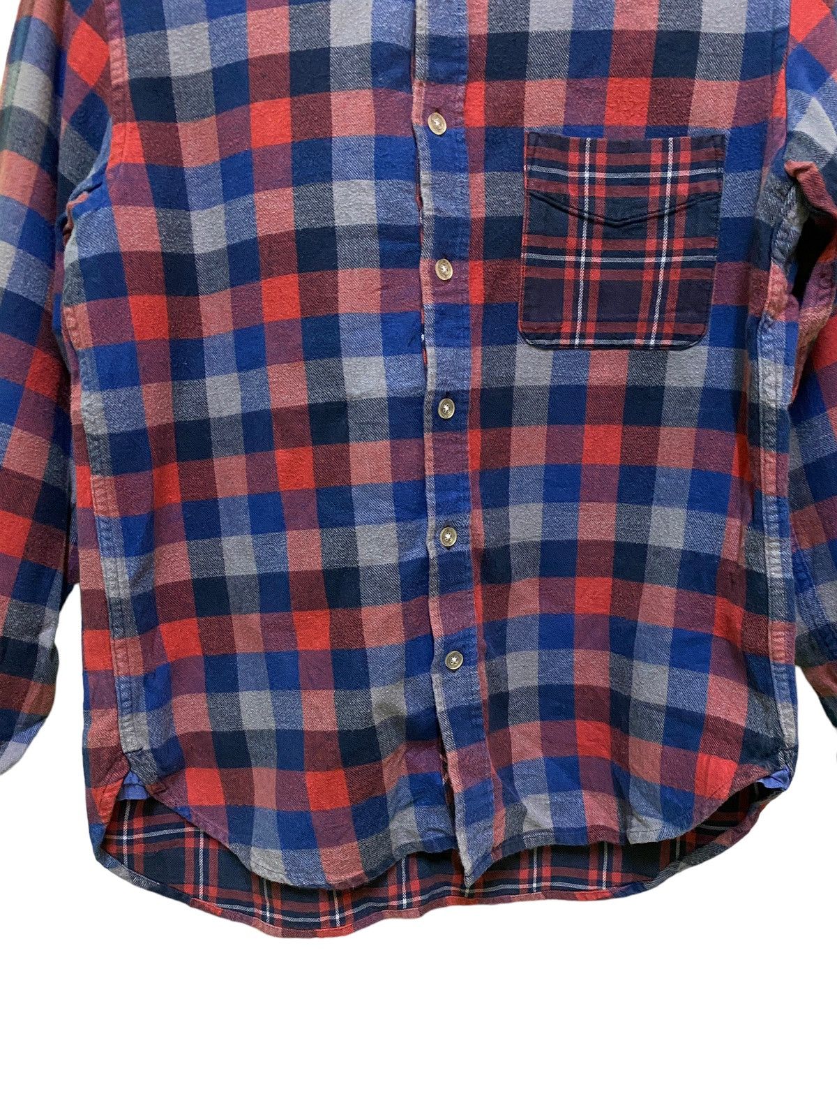 Designer × Japanese Brand × Vintage Beams Hearts Flannel Shirt Size US S / EU 44-46 / 1 - 6 Thumbnail