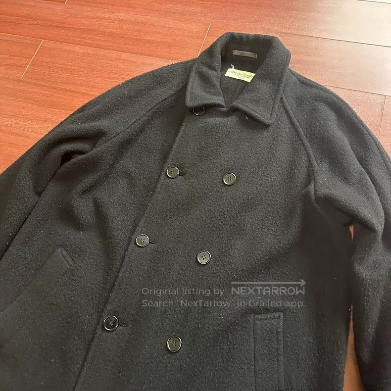 Other Comme Des Garcons Vintage black woolen long trench coat Size L / US 10 / IT 46 - 4 Thumbnail