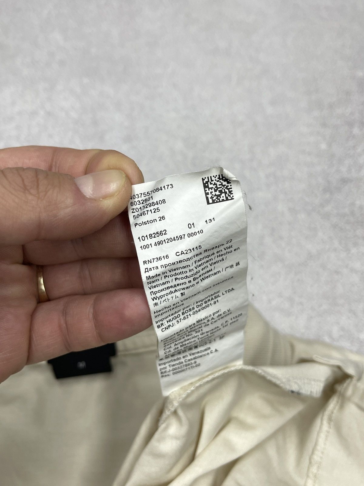 Hugo Boss Mens Hugo Boss Polston Zip Polo Beige Y2K Size M Size US M / EU 48-50 / 2 - 8 Thumbnail