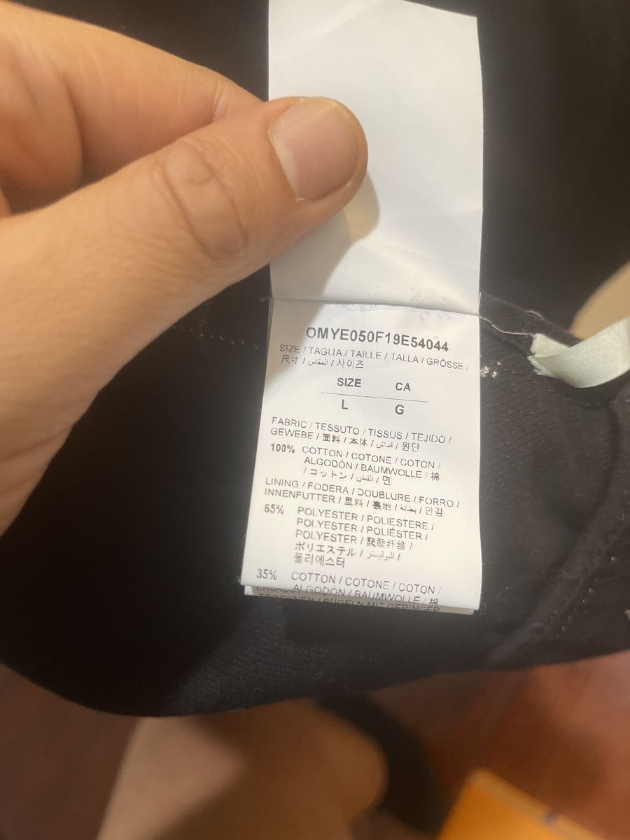 Off-White Off White C/o Virgil Abloh Offf Beige Black Denim Jacket Size US M / EU 48-50 / 2 - 10 Thumbnail
