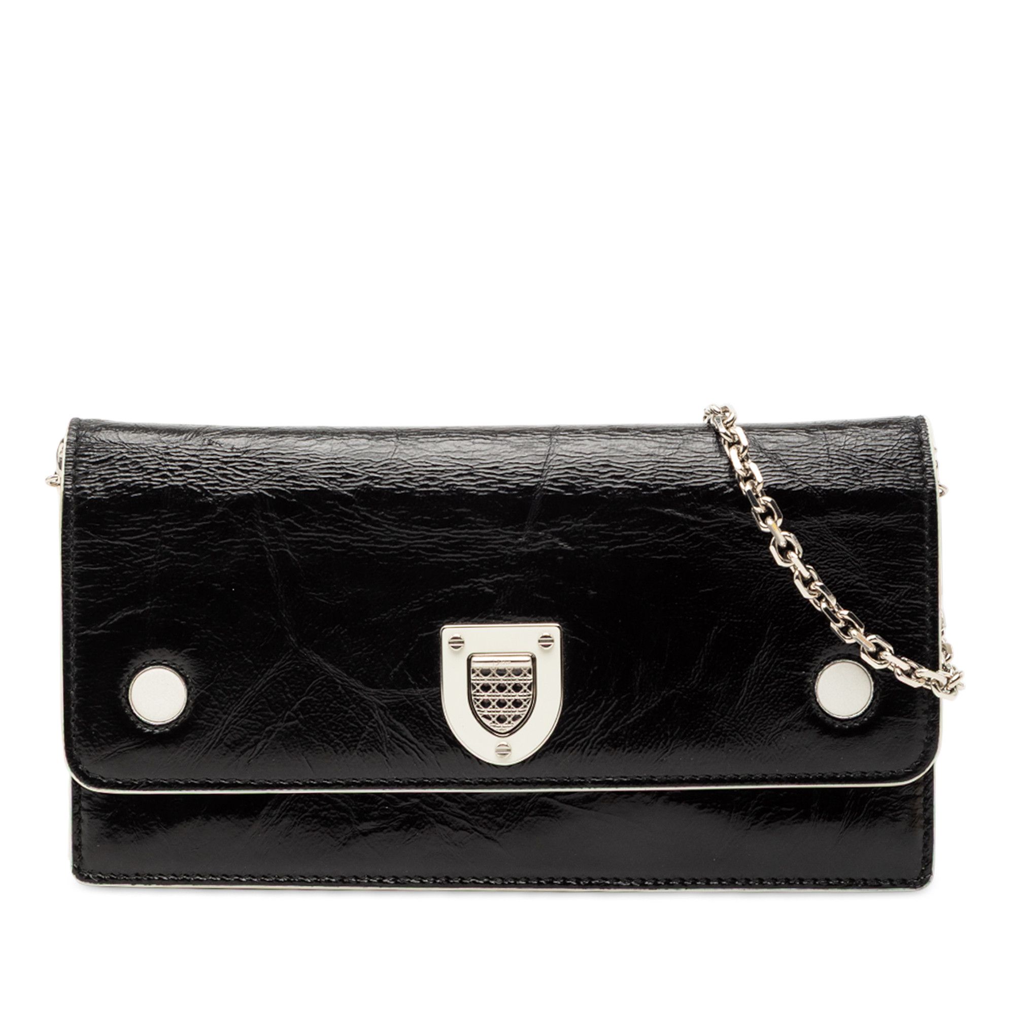 Dior Dior Patent Diorever Croisiere Wallet on Chain Size ONE SIZE - 1 Thumbnail