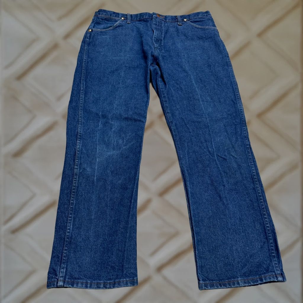 Wrangler Wrangler Jeans 13MWZ Cowboy Cut Original Fit Denim Jeans Mens 38x30 Indigo Dark Wash Size US 38 / EU 54 - 1 Thumbnail