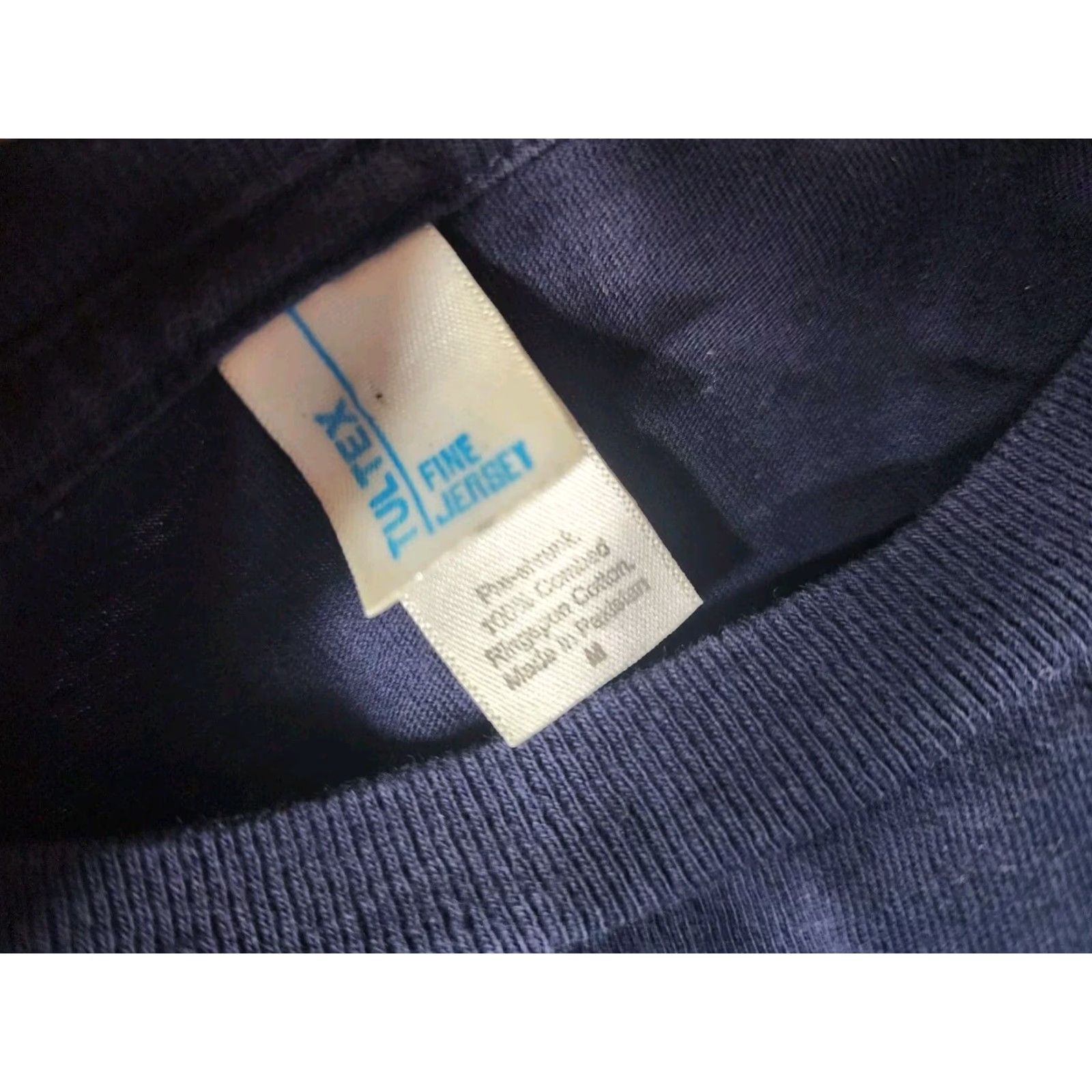 Tultex VINTAGE Hot Fuzz Movie Promo Double Sided T Shirt Blue M Mens Size US M / EU 48-50 / 2 - 5 Thumbnail