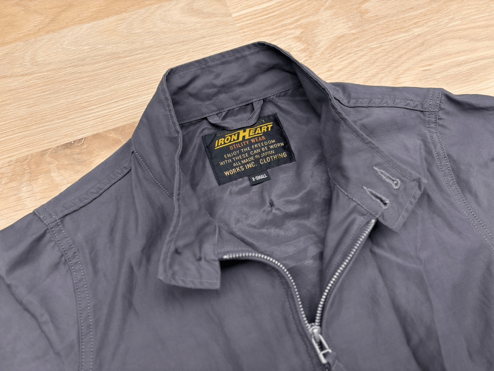 IRONHEART WORKS INC 2Way Zip Mens moto jacket Made in JAPAN