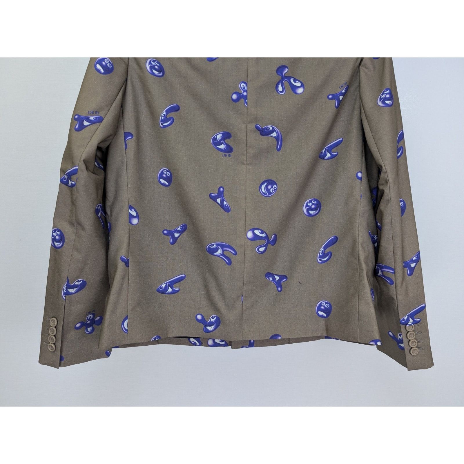 Dior o1rshd1 Men's Patterned Shirt in Khaki Size US M / EU 48-50 / 2 - 13 Thumbnail