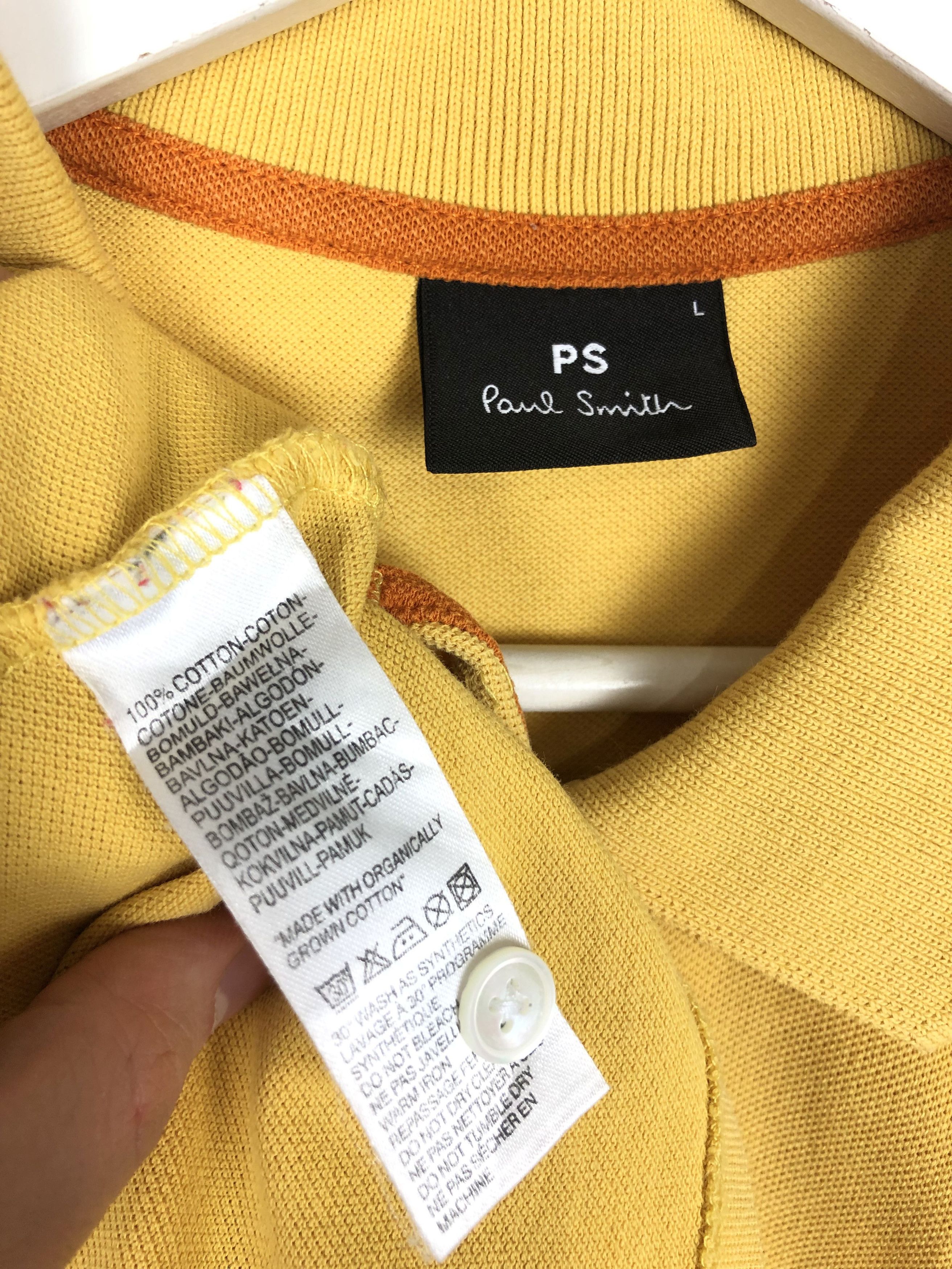 Paul Smith Paul Smith Basic Polo T-Shirt Yellow size L Size US L / EU 52-54 / 3 - 8 Thumbnail