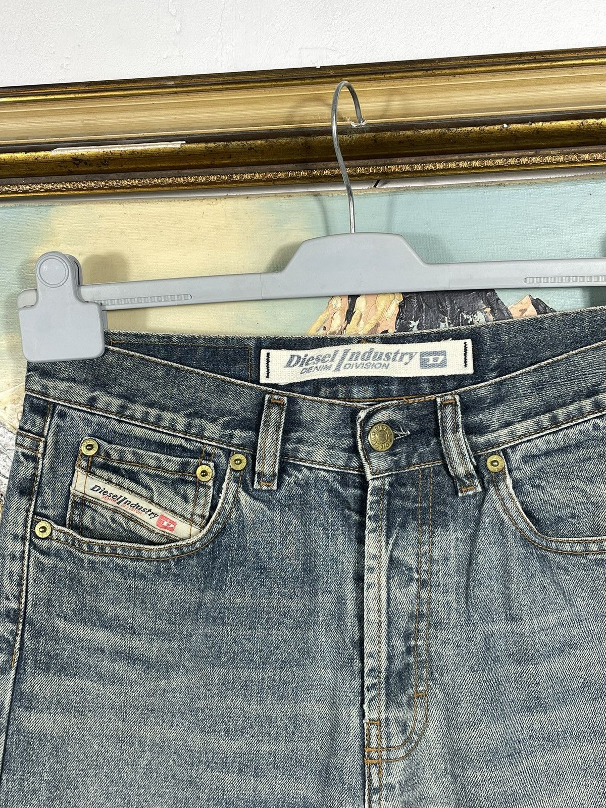 Diesel × Vintage Diesel retro 00s pants washed skate hiphop drip swag cyber Size US 30 / EU 46 - 4 Thumbnail