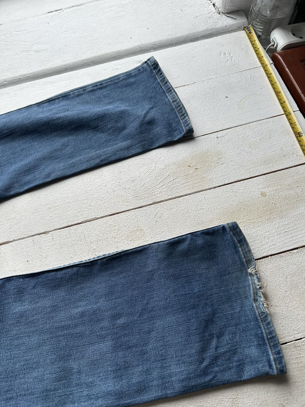 Harley Davidson × Vintage 🚨Vintage Y2K Harley Davidson Jeans Light Wash usa Size US 31 - 10 Thumbnail