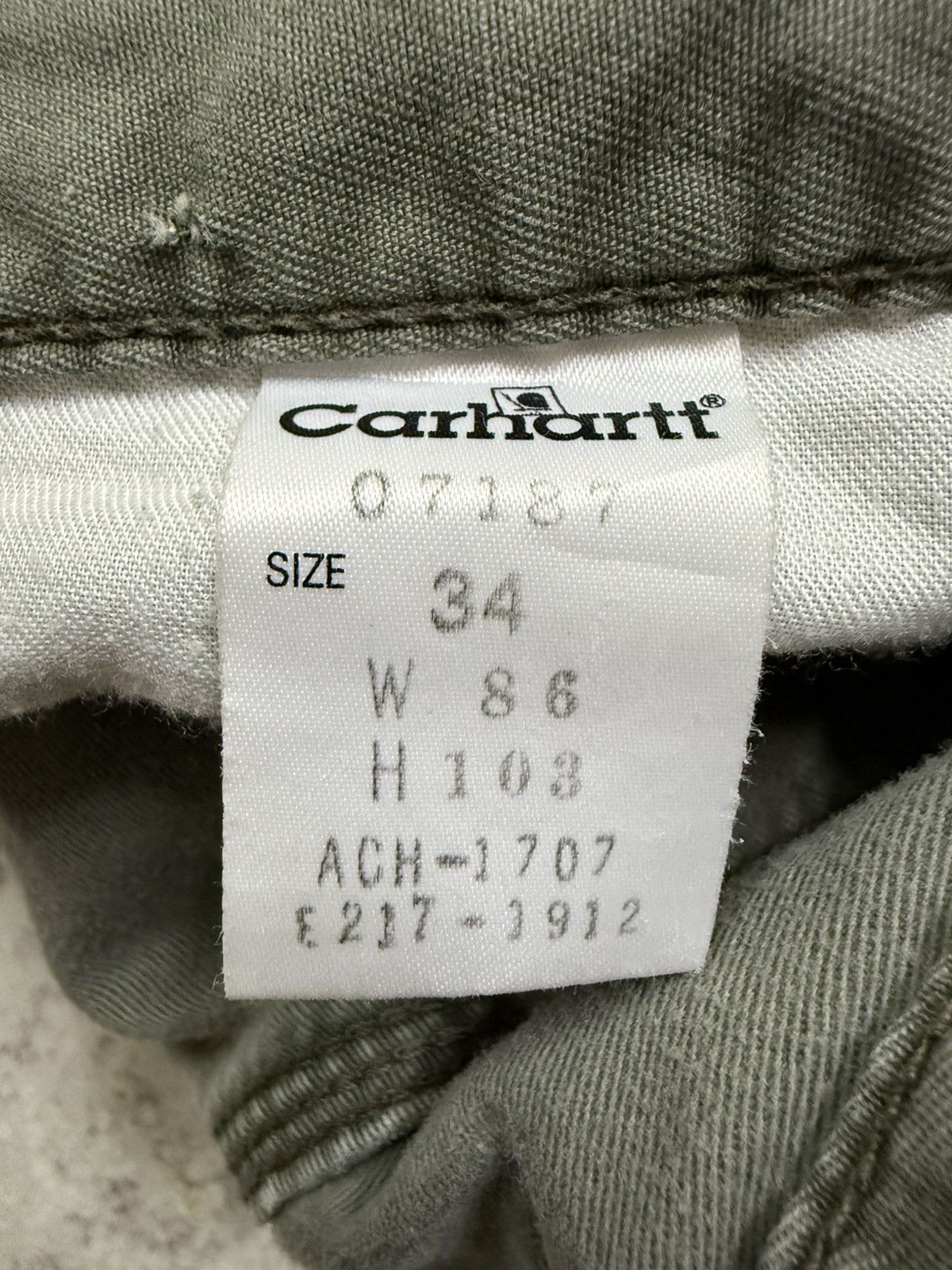 Carhartt Carhartt Carpenter Sun Faded Short Pants Size US 34 / EU 50 - 9 Thumbnail
