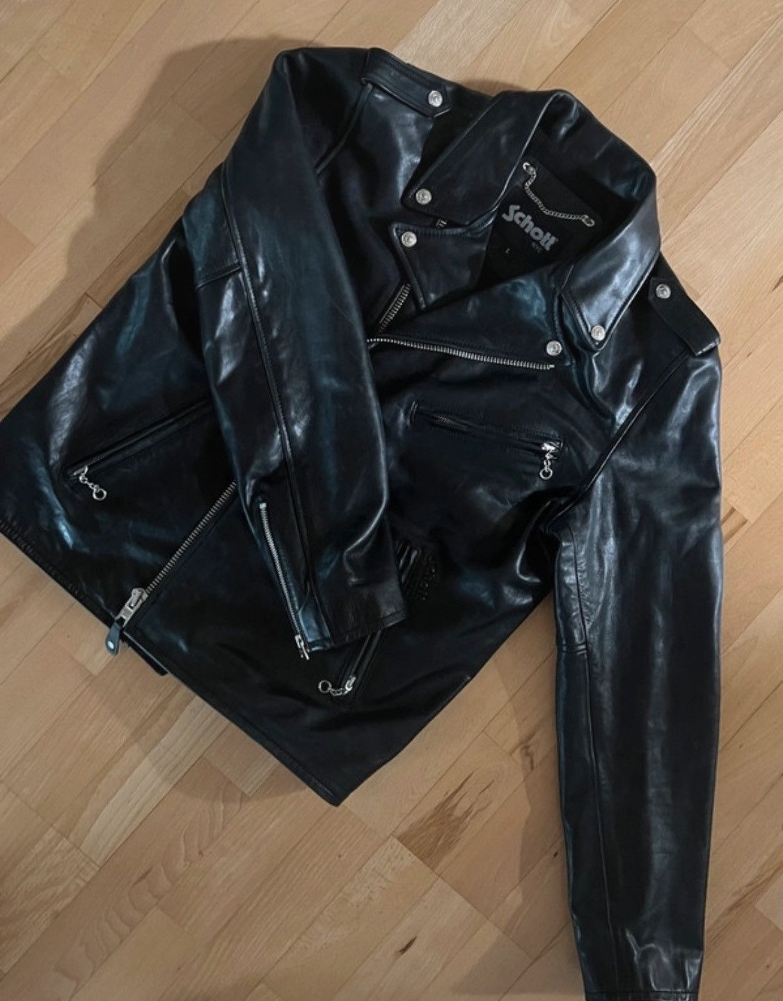 Schott Schott Perfecto Leather Biker Jacket Size US L / EU 52-54 / 3 - 1 Thumbnail