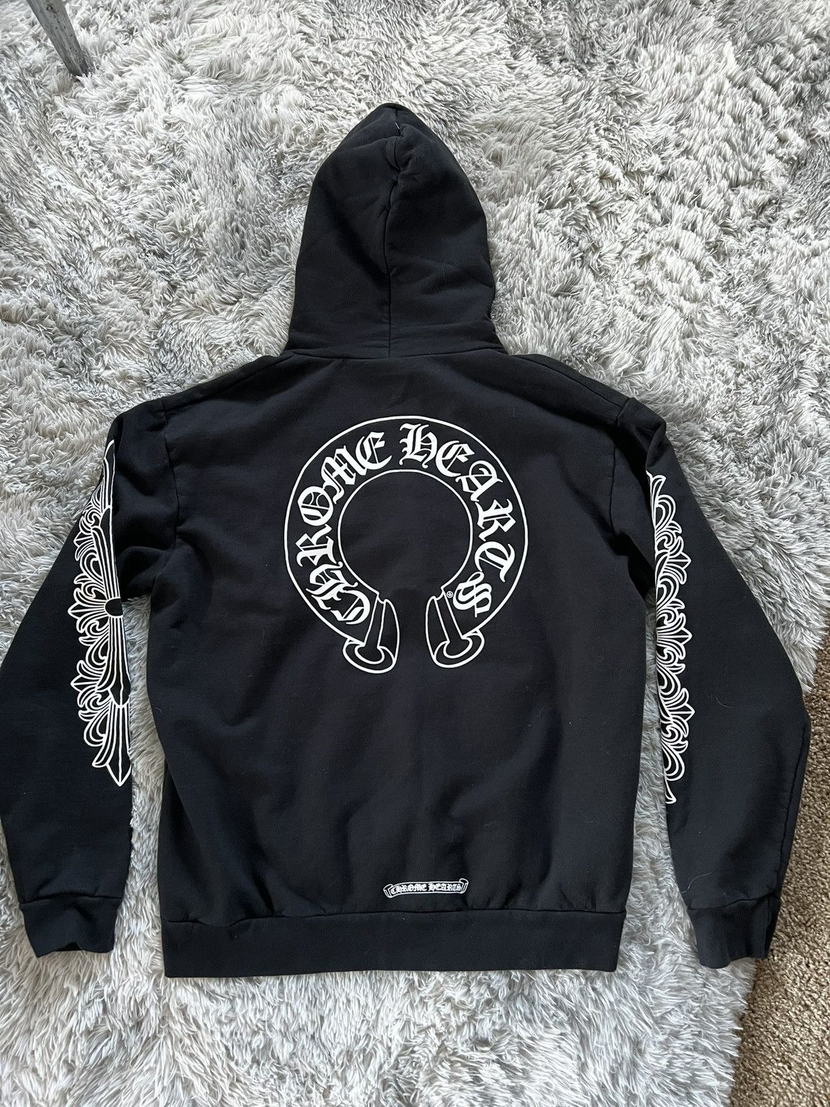 Chrome Hearts Chrome Hearts Floral Horseshoe Hoodie Size US L / EU 52-54 / 3 - 1 Thumbnail