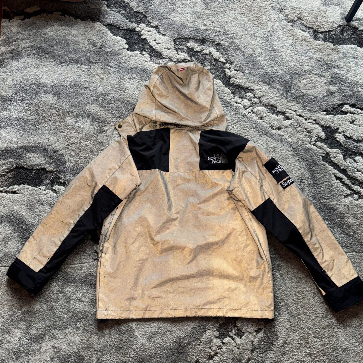 Supreme × The North Face SS13 Supreme Northface, 3M reflective, black gray jacket Size US M / EU 48-50 / 2 - 2 Thumbnail