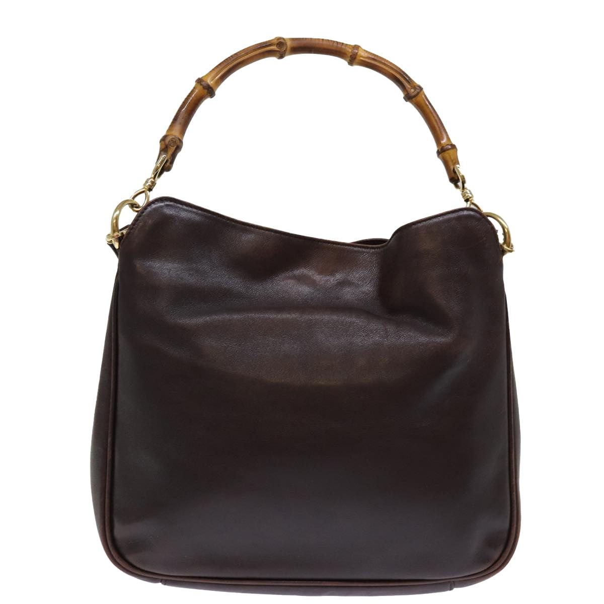 Gucci GUCCI Bamboo Shoulder Bag Leather Brown 001 2058 1638 0 Size ONE SIZE - 2 Thumbnail