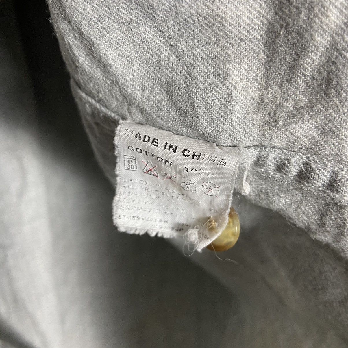 Stussy × Vintage Vintage Stussy Camo Military Pocket Long Sleeve Shirt Size US L / EU 52-54 / 3 - 11 Thumbnail
