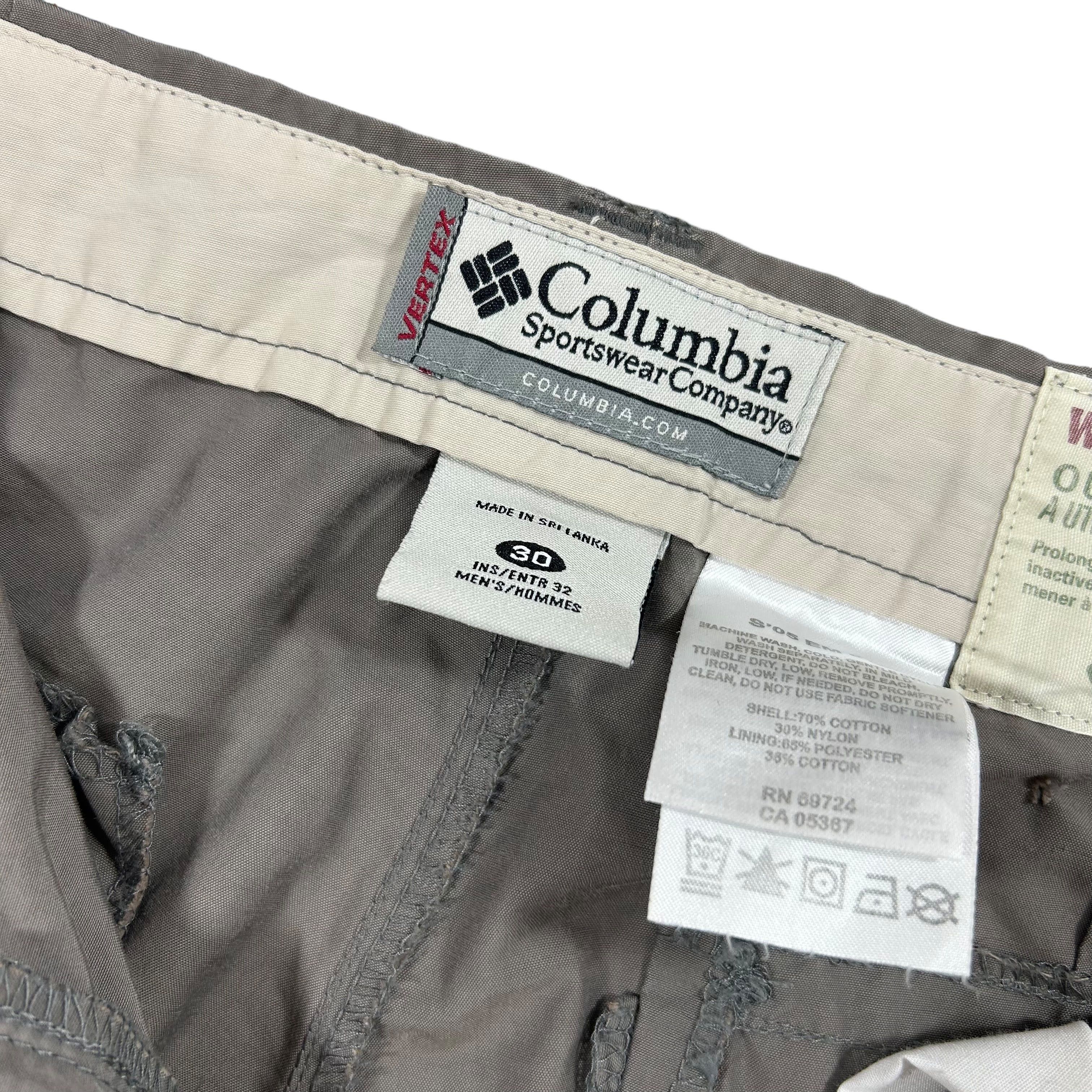 Columbia Columbia Gray Cargo Shorts Slim Fit Cotton Nylon Blend 30 Size US 30 / EU 46 - 5 Thumbnail