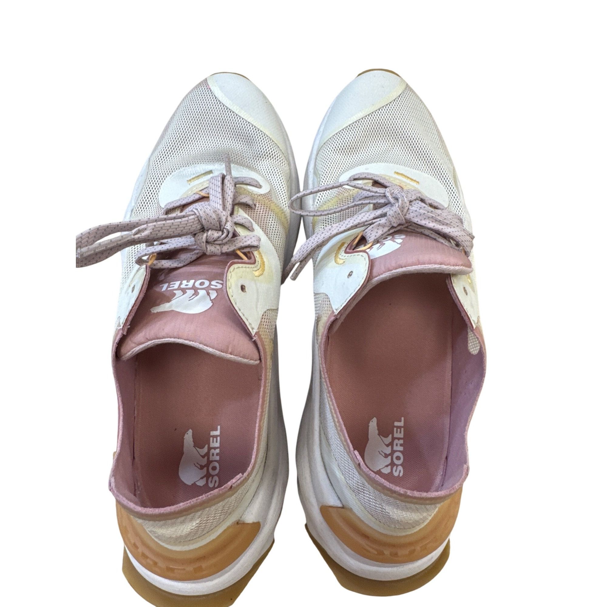 SOREL Sorel Kinetic RNEGD Womens Pink White sneakers 10 SKU 7387 Size US 10 / IT 40 - 8 Thumbnail