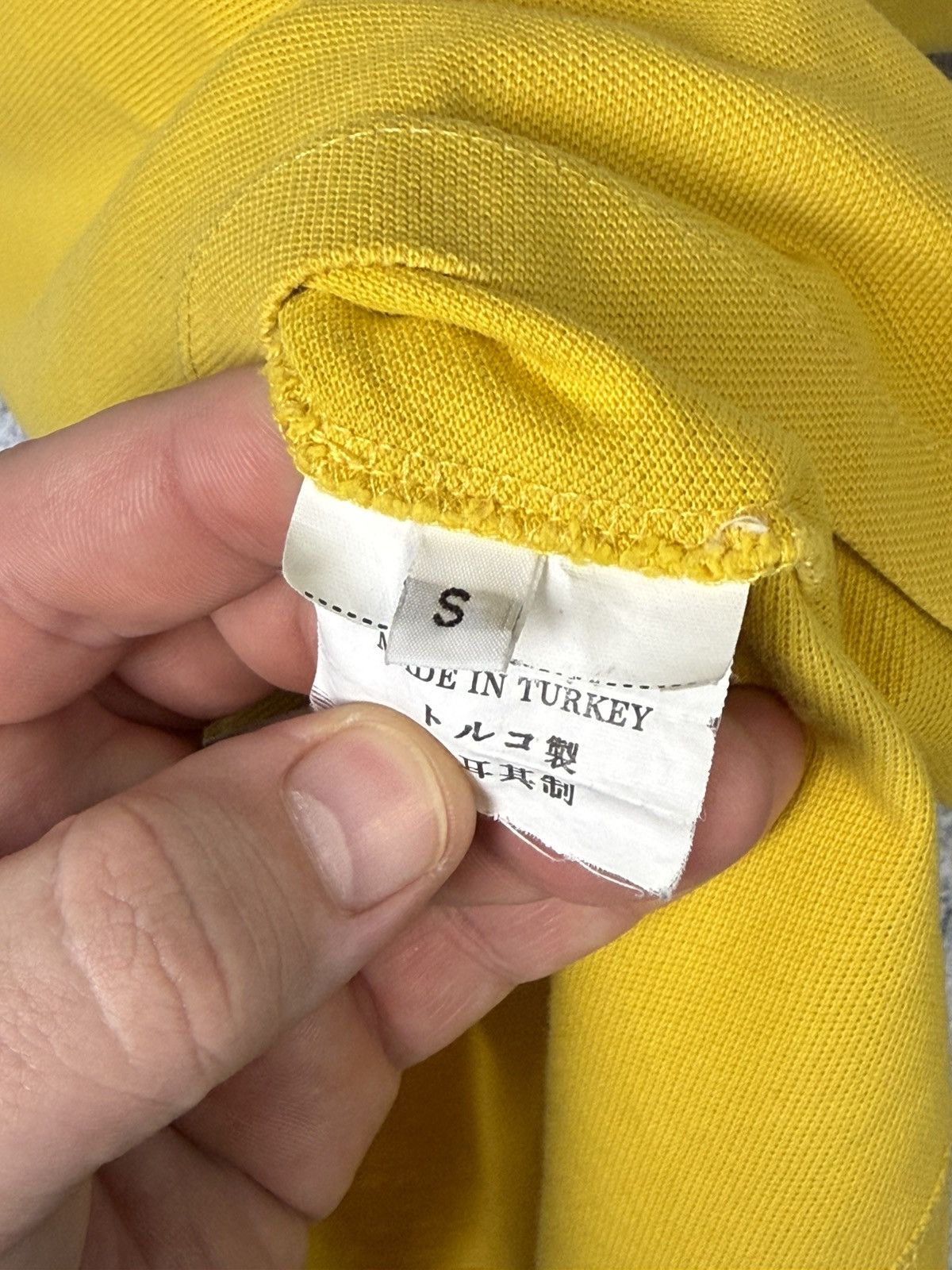 Stone Island Vintage Stone Island Patch Program Yellow Polo Shirt Size S Size US S / EU 44-46 / 1 - 18 Thumbnail