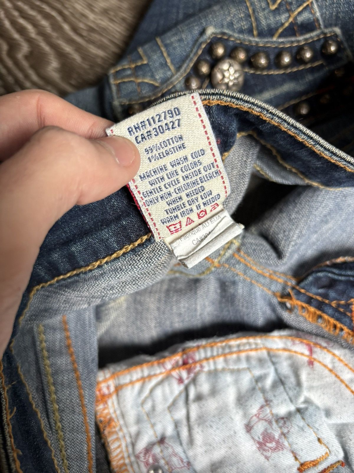 Chrome Hearts Chrome Hearts True Religion 1 of 1 Custom Denim Jeans Size US 30 / EU 46 - 14 Thumbnail