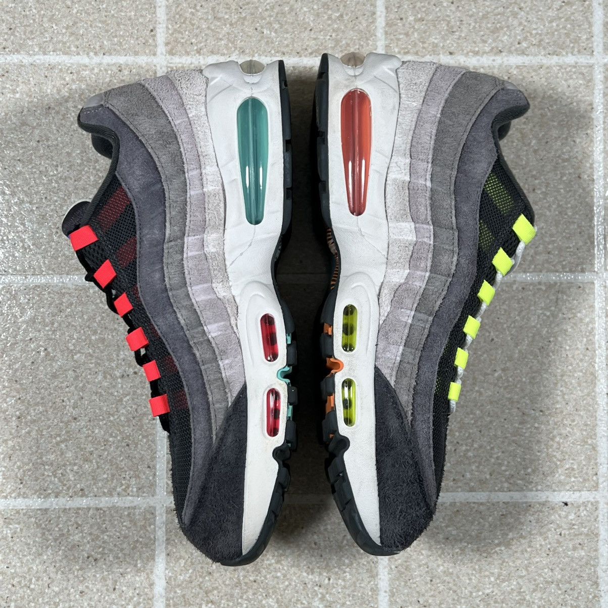 Nike Nike Air Max 95 Big Bubble PRM Greedy Size 11.5 Multi Color Size US 11.5 / EU 44-45 - 8 Thumbnail
