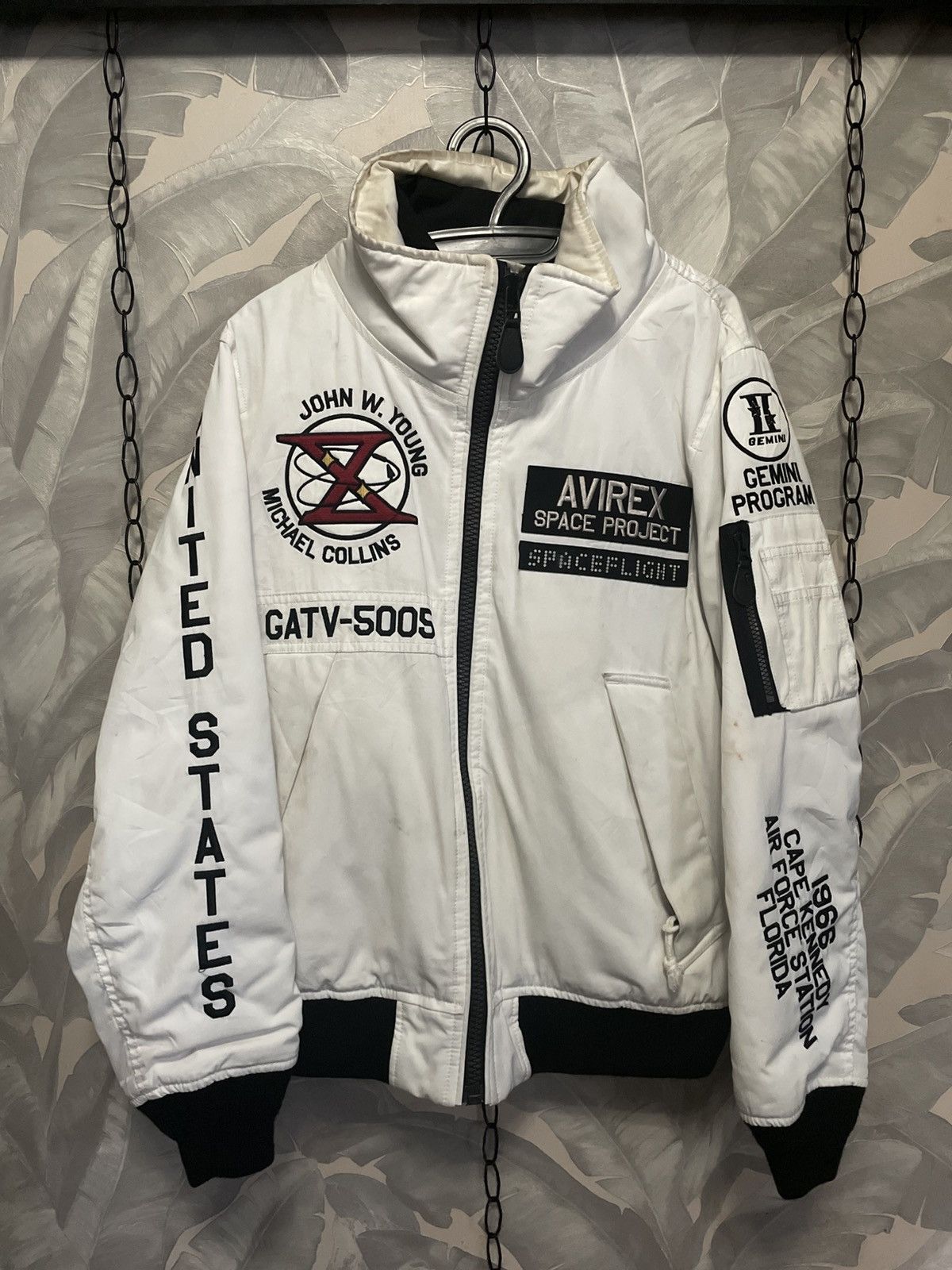 Avirex bomber jacket AVIREX rare item edition "space walk" Size US L / EU 52-54 / 3 - 2 Thumbnail