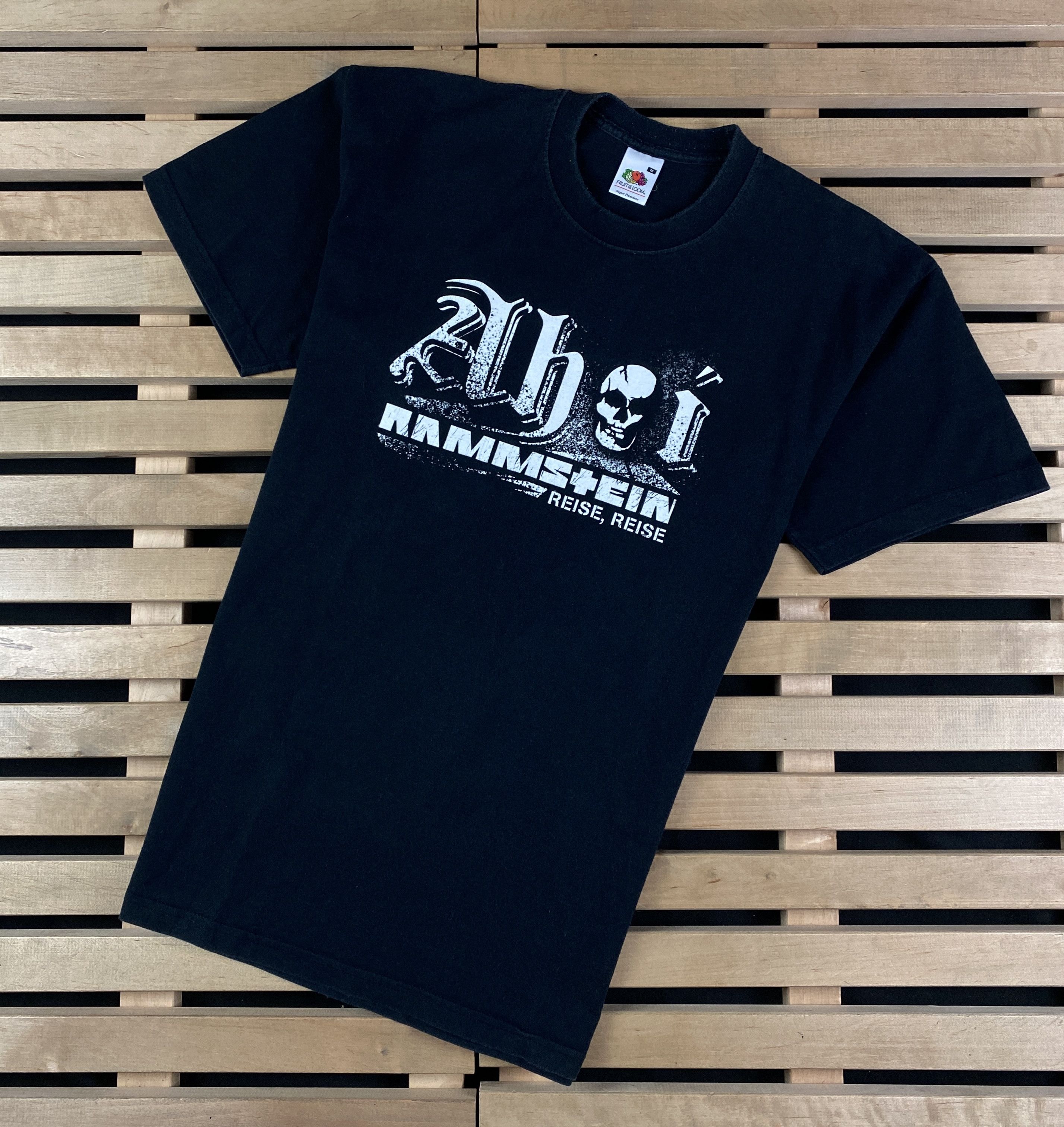 Band Tees Mens Vintage T-Shirt Rammstein Ahoi Size M Size US M / EU 48-50 / 2 - 1 Thumbnail