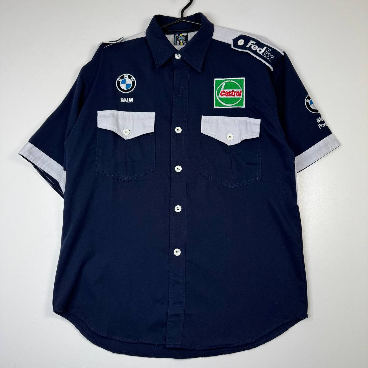 BMW BMW Castrol Racing Team Shirt Button Up Mens Size M Size US M / EU 48-50 / 2 - 1 Thumbnail