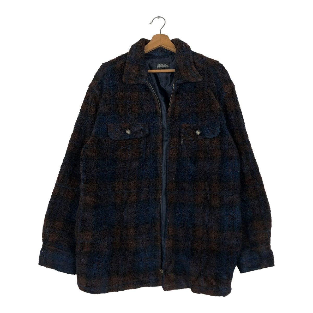 Japanese Brand 🔥VINTAGE FLEECE JACKET NAVAJO NATIVE MAVI & SONS Size US L / EU 52-54 / 3 - 1 Thumbnail