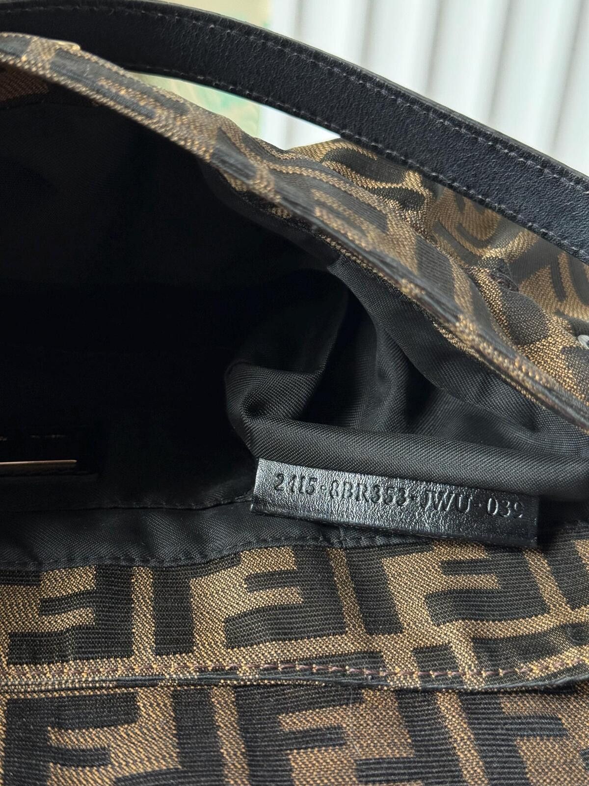 Fendi Vintage Fendi Brown Zucca Canvas and Leather Shoulder Bag Size ONE SIZE - 8 Thumbnail