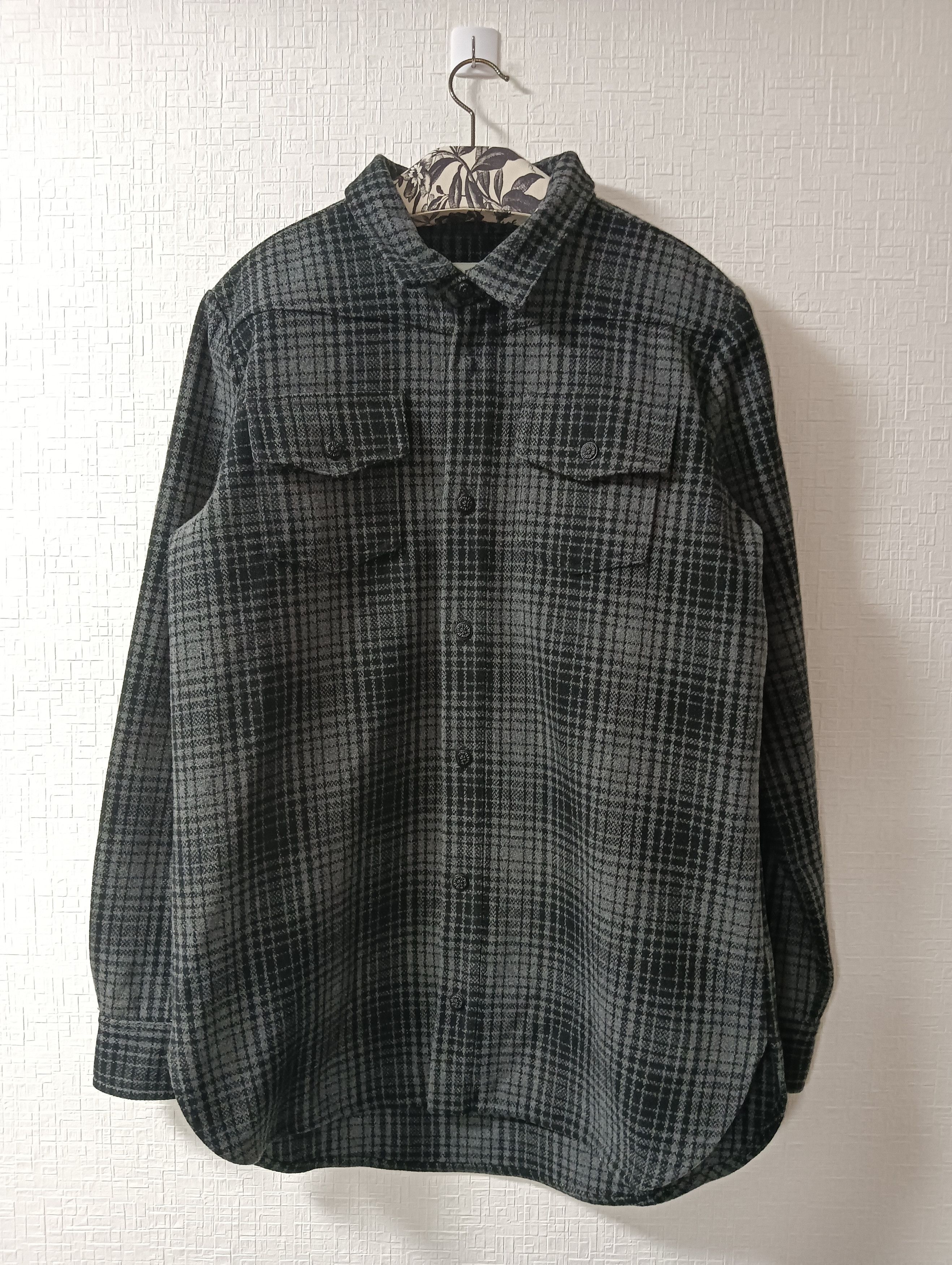 Off-White Tartan Diagonal Check Shirt Size US L / EU 52-54 / 3 - 2 Thumbnail