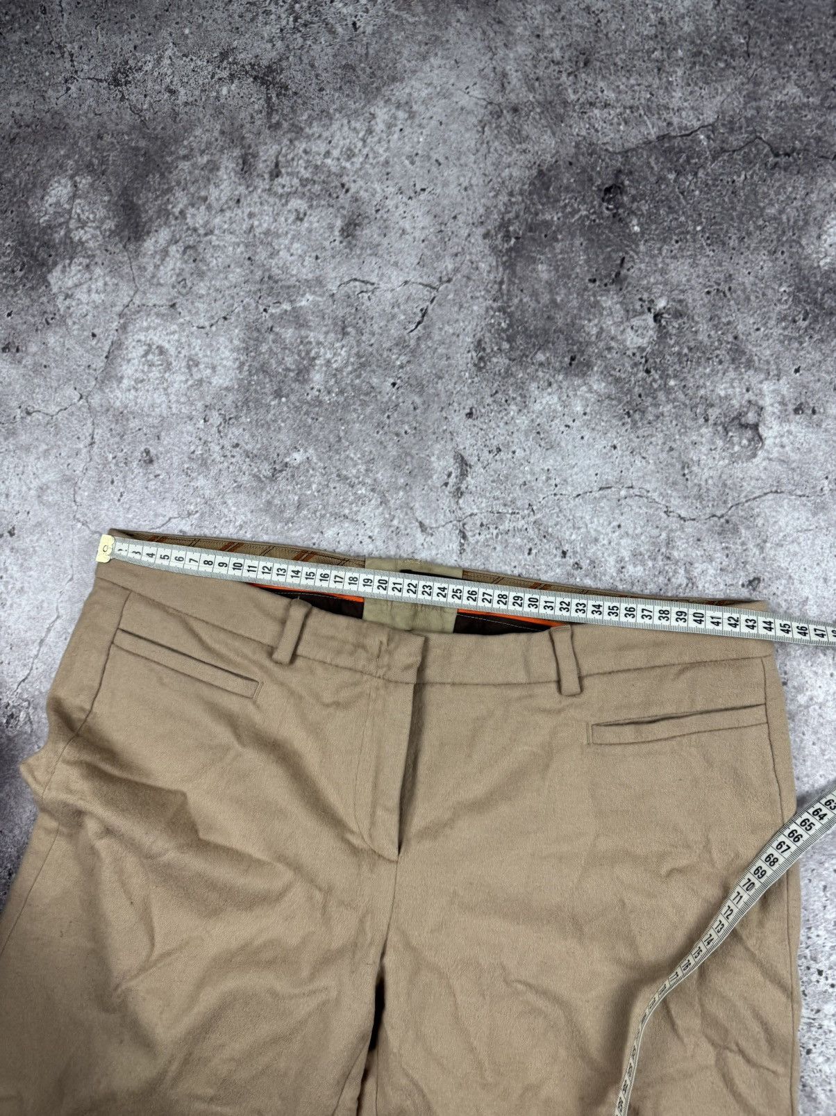 Max Mara MAX MARA Italy Bell Bottom Wool Casual Trousers Cashemere Size 36" / US 14 / IT 50 - 6 Thumbnail
