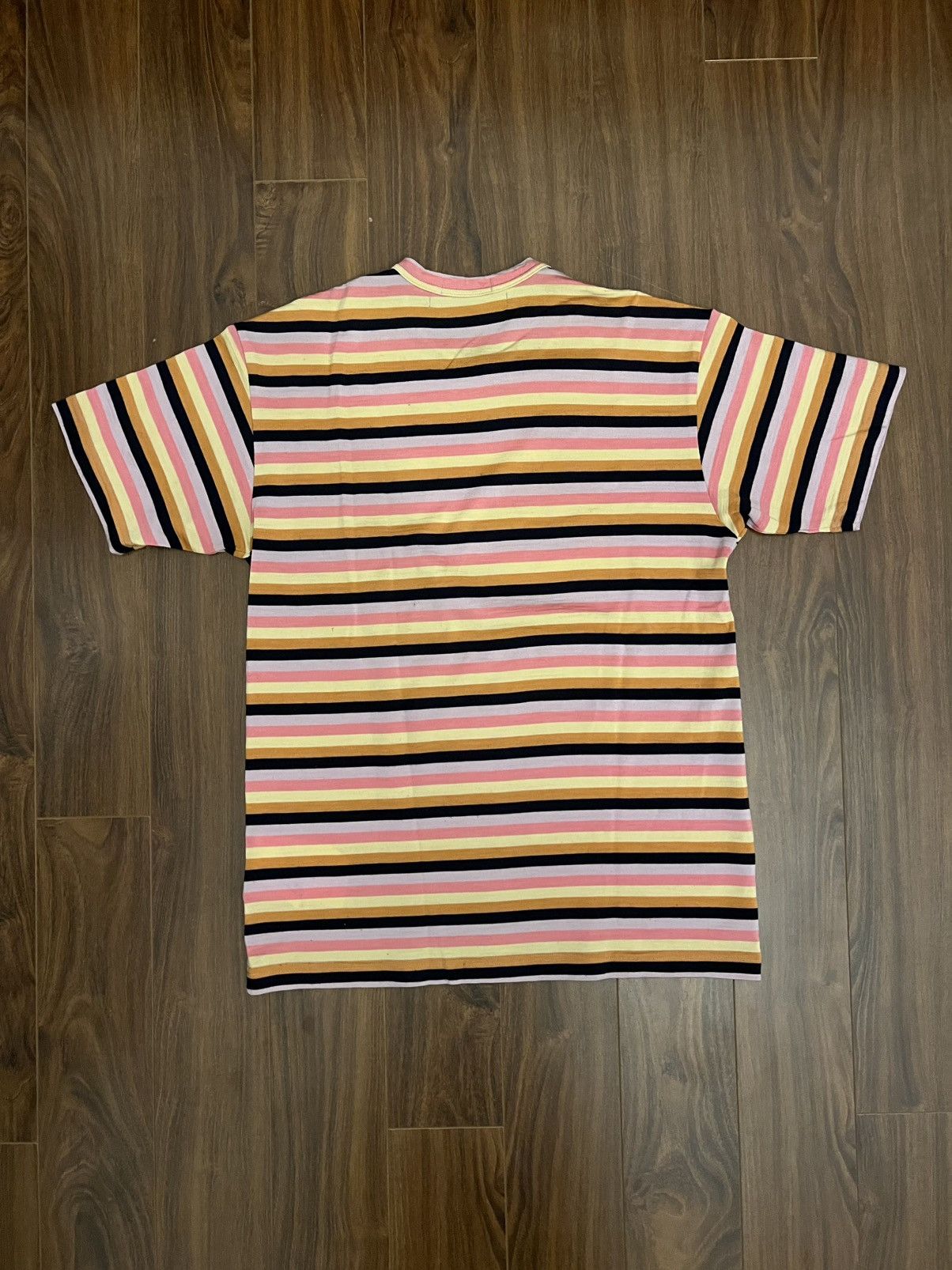 Comme des Garcons ARCHIVE 2004 CDG MAN x NIKE Striped Wool Blend Tee Size US M / EU 48-50 / 2 - 2 Thumbnail