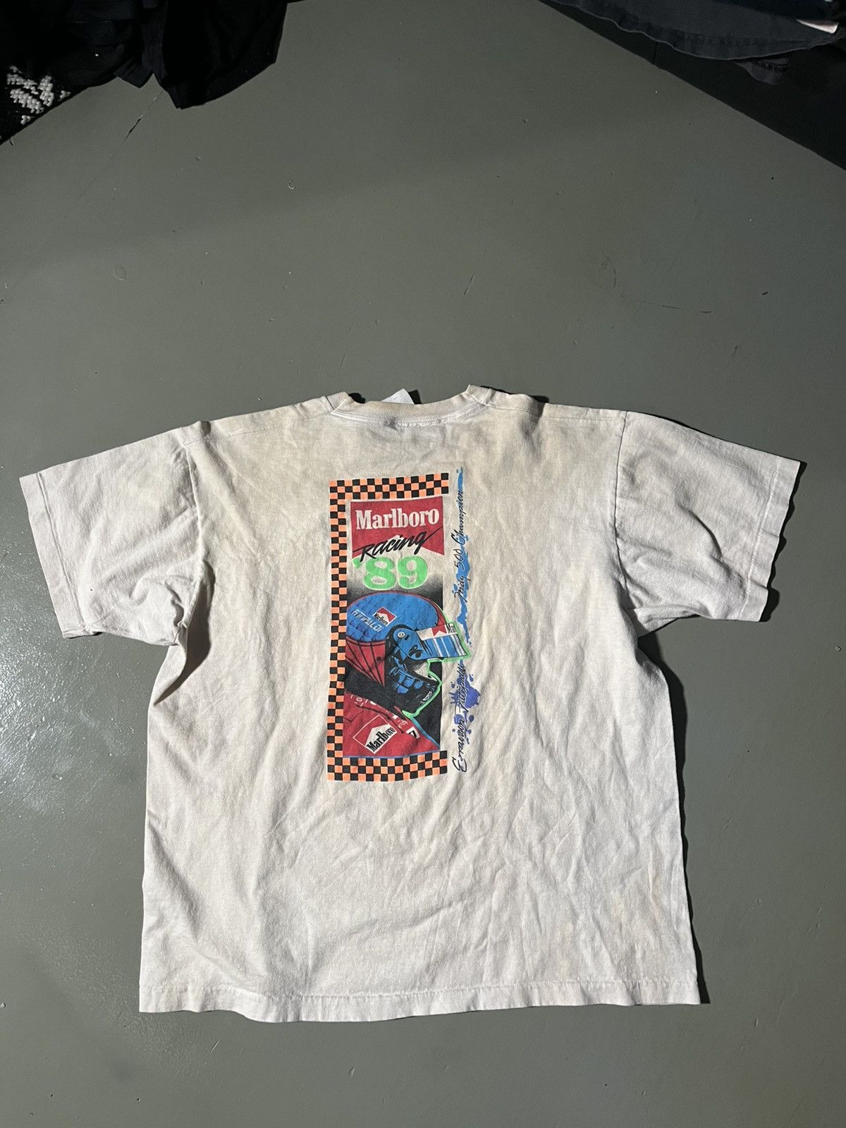 Other 1989 Marlboro Racing t-shirt Size US XL / EU 56 / 4 - 4 Thumbnail