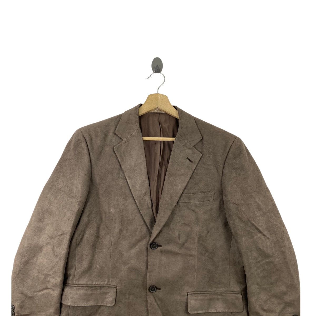Japanese Brand × Kansai Yamamoto × Vintage Vintage KANSAI YAMAMOTO Japan Japanese Brand Brown Blazer Size US M / EU 48-50 / 2 - 2 Thumbnail