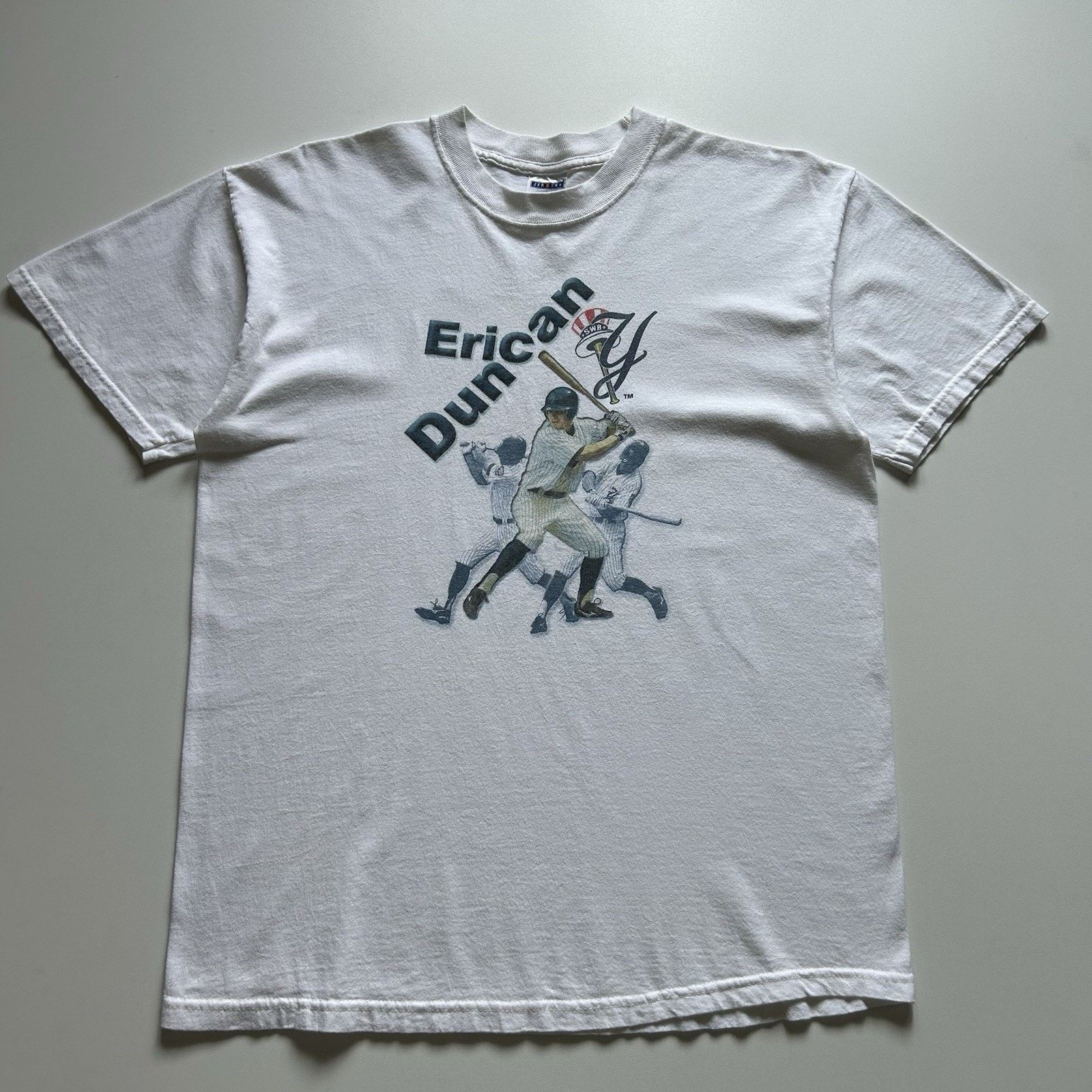 Jerzees × MLB × Vintage Vintage New York Yankees T Shirt Large Y2K MLB Baseball Rare Size US L / EU 52-54 / 3 - 3 Thumbnail