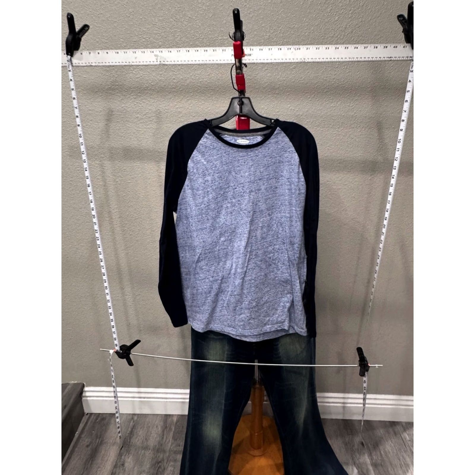 Old Navy Old Navy Shirt Large L Slim Blue On Bleu Men Size US L / EU 52-54 / 3 - 2 Thumbnail