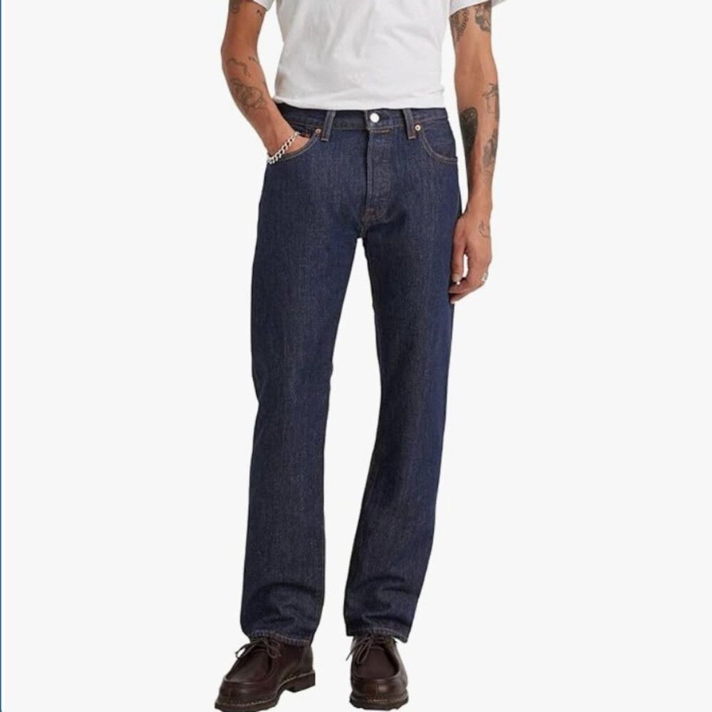 Levi's LEVI'S 501 Original Denim Button Closure Straight Leg Size US 29 - 1 Thumbnail