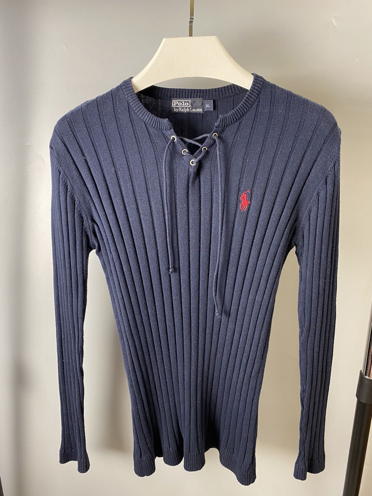 Polo Ralph Lauren × Ralph Lauren × Vintage Vintage Polo Ralph Lauren Knitted Men’s Sweat Size XL Size XL / US 12-14 / IT 48-50 - 3 Thumbnail